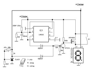 Управление индикатором напряжения бортсети LM555-TL431.jpg