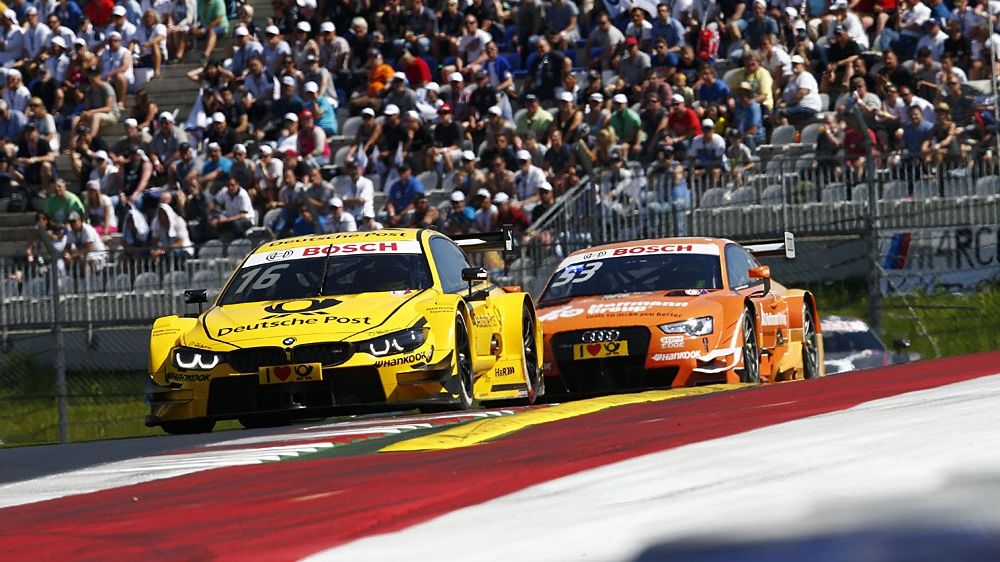 #16 Timo Glock, BMW M4 DTM, #53 Jamie Green, Audi RS5 DTM