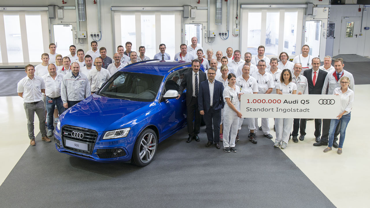 A production milestone has been reached at the Audi plant in Ingolstadt: The millionth Audi Q5...