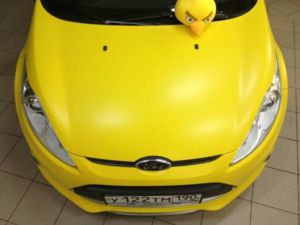 Ford Fiesta mk 7 yellow matte by Pitlane Colors