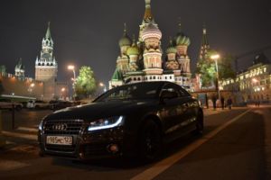 Audi A5 coupe in chocolate