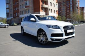 Q7, 2010, 3.0 TDI, диллерская, белая.