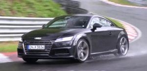 2015 audi tts coupe spied testing on extremely wet nurburgring video 81243 1