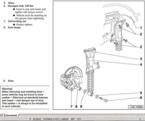 rear strut А80 B4 1993