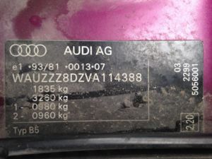 Audi A4 B5 AFN, AVG 1.9 TDI