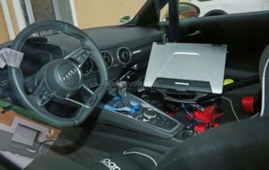 2017 audi tt rs spy photos revel manual gearbox for the first time 11