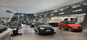 Ontwerp inrichting WSB Interieurbouw Audi Showroom - Amersfoort