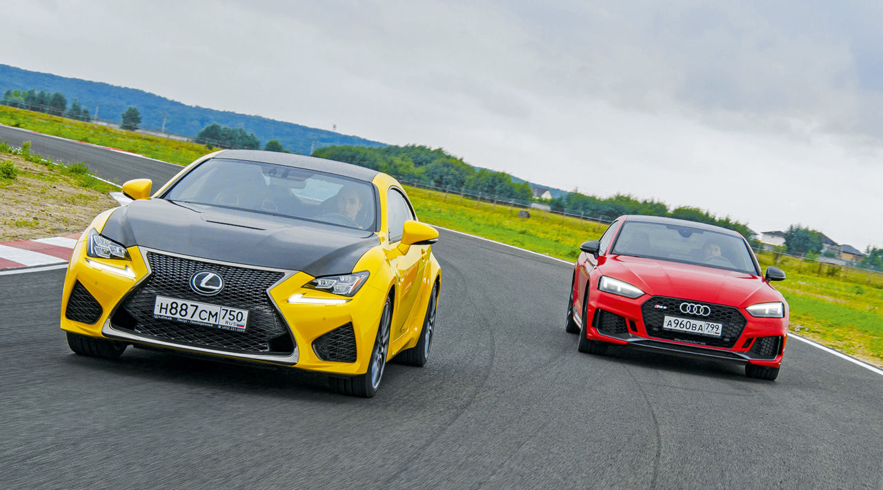 i - 450-сильный Audi RS5 против 477-сильного Lexus RC: мнение журналиста,  гонщика и девушки | Ауди Клуб Россия