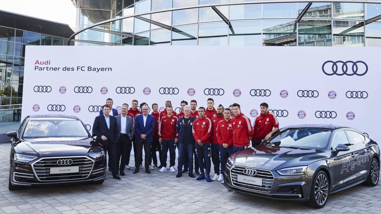 Игрокам мюнхенской «Баварии» вручили новые авто Audi | Ауди Клуб Россия